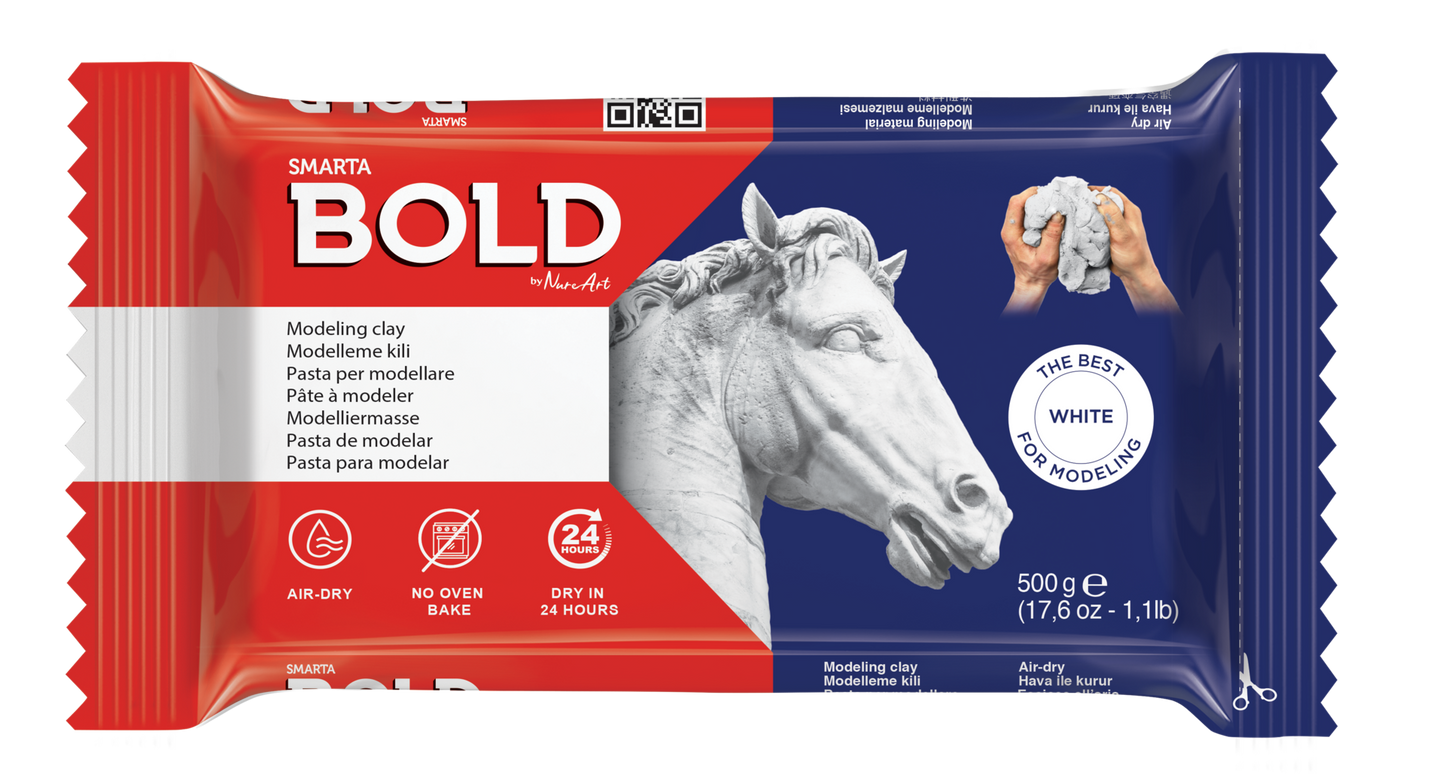 Smarta BOLD Modelling Clay - White